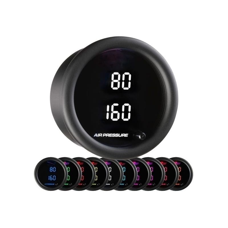 Dual Channel Digital Gauge - 10 Color | RUSH BIKES