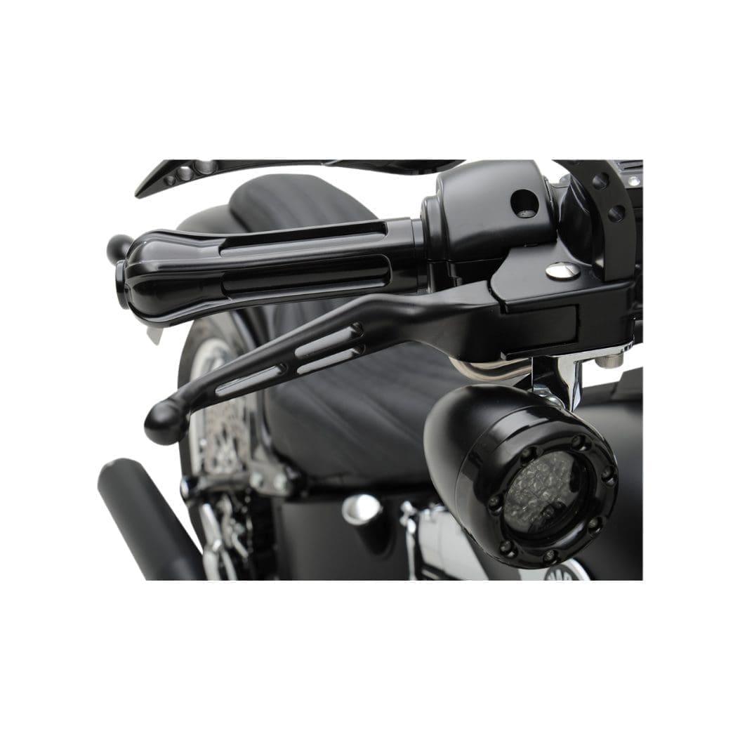 Highway Hawk Wide Blade black Lever Set (1 pair) Harley Davidson Touring and S